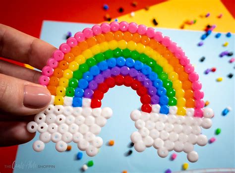 Rainbow Perler Bead Pattern
