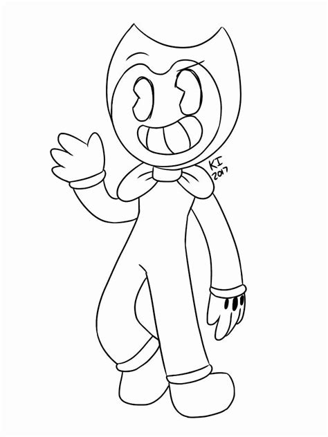 Bendy And The Ink Machine Coloring Pages