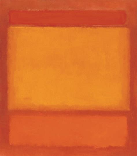 Mark Rothko Red Orange Orange On Red 1962 Saw This At The St