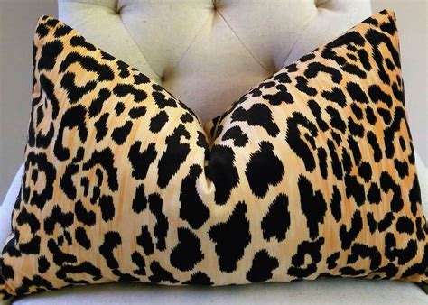 Leopard Cheetah Velvet Lumbar Pillow Cover Braemore Jamil X X
