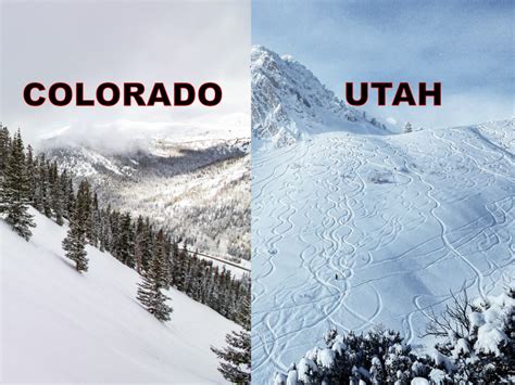 Does Colorado Or Utah Have Better Snow For Skiing And Snowboarding