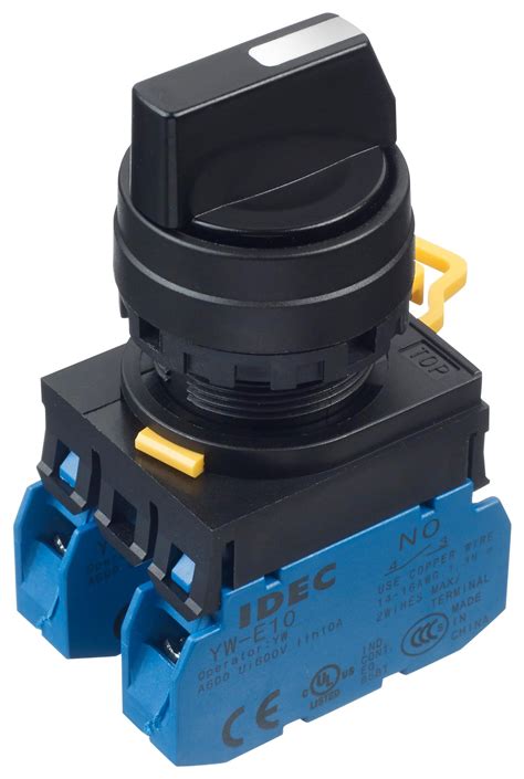 Yw1s 33e20 Idec Rotary Switch 3 Position 2 Pole