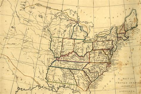 Map Usa 1830
