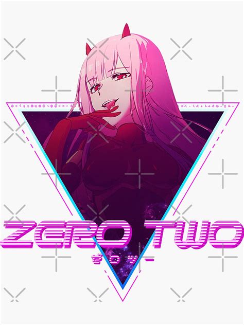 Darling In The Franxx Zero Two 002 Aesthetic Sticker For Sale By