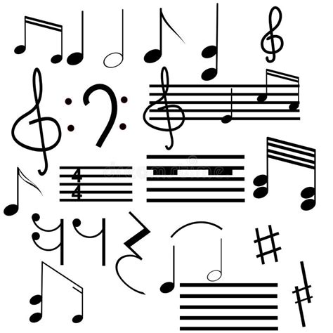 Musical Symbols Elements Of Musical Symbols Icons And Annotations