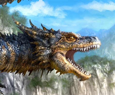 Digitally Painting A Realistic Dragon