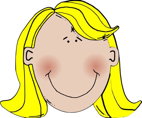Girl With Blonde Hair And Blue Eyes Clipart Clipart Best Clipart Best