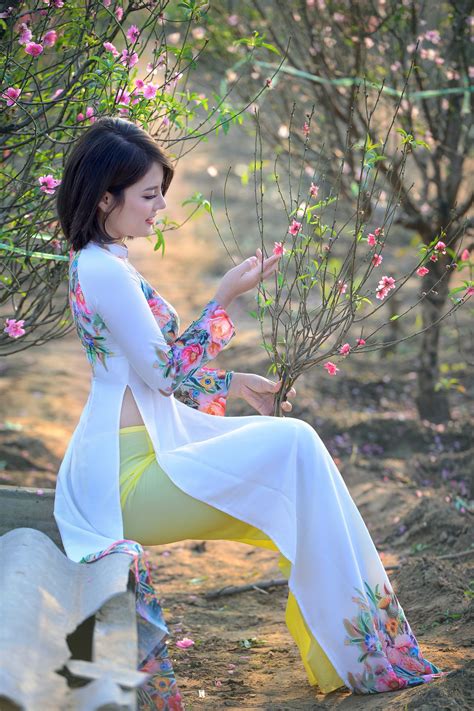 Vietnamese Viet Nam Fashion Model Ao Dai Trang Traditional Flickr My Xxx Hot Girl