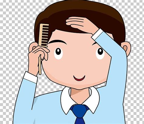 Clipart Combing Hair