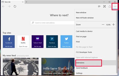 How To Install Extensions In Microsoft Edge Browser In Windows 10