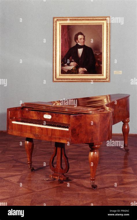 Franz Schubert 1797 1828 Npiano Used By Austrian Composer Franz
