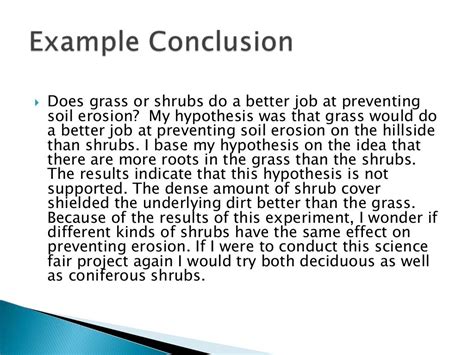 Science Fair Conclusion