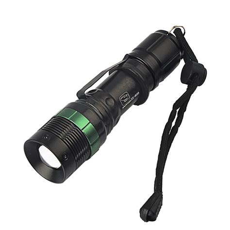 Brightest 500 Lumens Flashlight Cree Q5 Led Adjustable Focus Zoomable