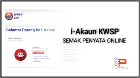 Aktifkan akaun anda di kiosk kwsp , bawa kad pengenalan dan telefon besertakan dengan no telefon. i-Akaun KWSP Semakan Penyata Online - Pendidik2u