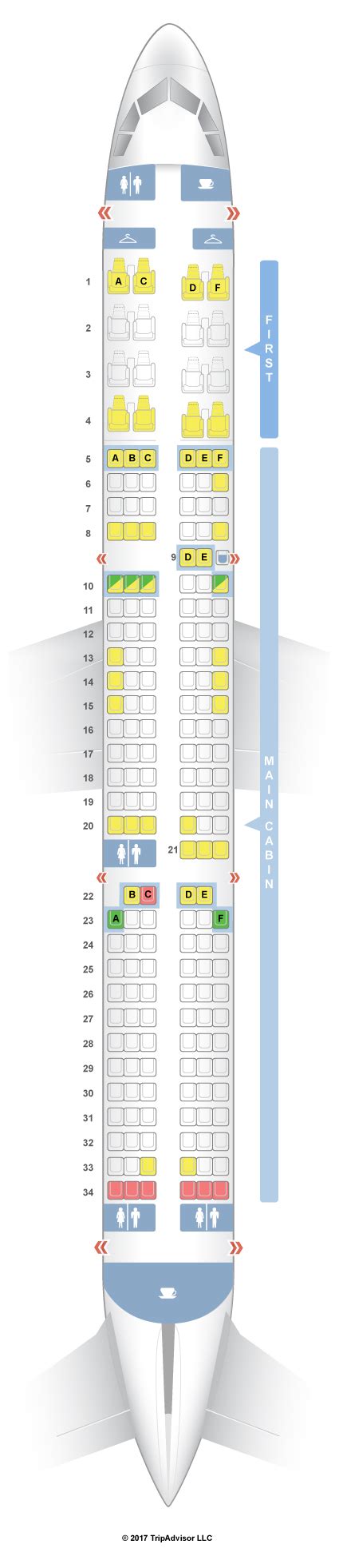 American Airlines Seating Chart A