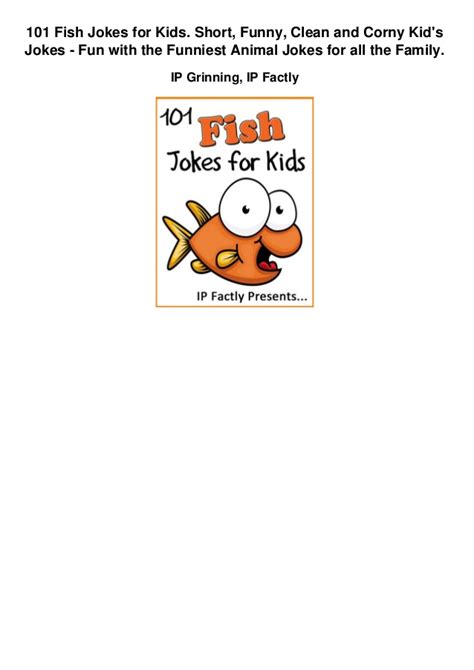 101 Fish Jokes For Kids Short Funny Clean And Corny Kids