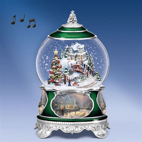 Thomas Kinkade O Christmas Tree Snow Globe At Ocean Treasures