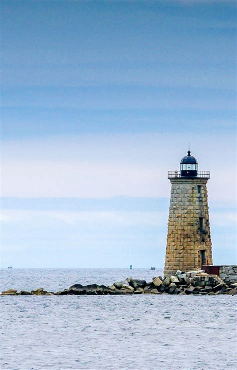 Did You Know Whaleback Lighthouse In Kittery Me Stands 50 Feet High