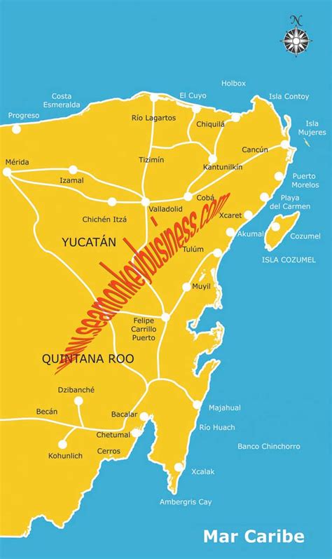 Maps Playa Del Carmen Quintana Roo Riviera Maya Map
