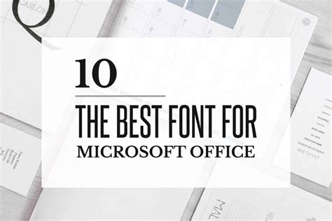 10 Of The Best Fonts For Microsoft Office The Font Bundles Blog