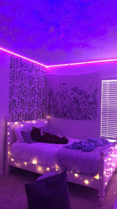 Neon Purple Room Inspos ~ Tiktok Inspired In 2021 Room Design Bedroom