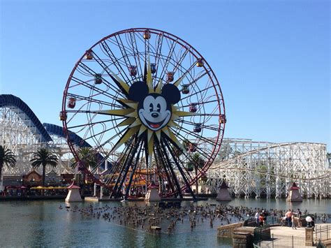 Mickey Ferris Wheel At Disneyland California California Adventure
