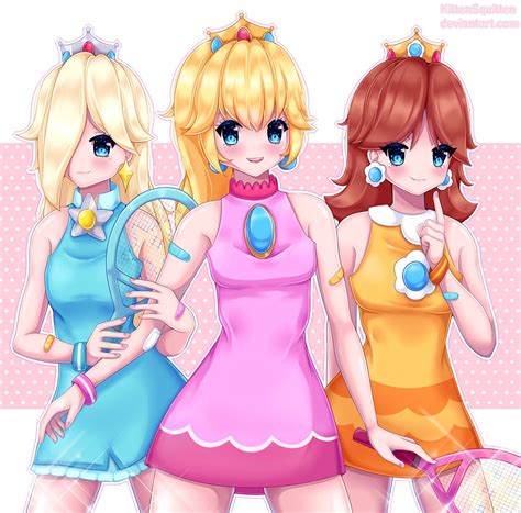 Mario Girls By Kittensquitten On Deviantart