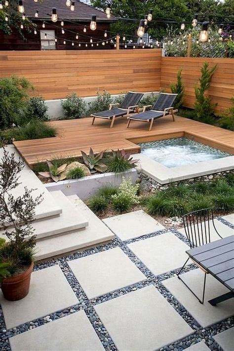 Sophisticated Modern Backyard Ideas For Trendy Backyard View