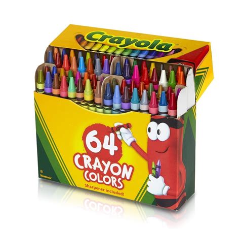 Crayola Crayons Box64 Count Case Of 48