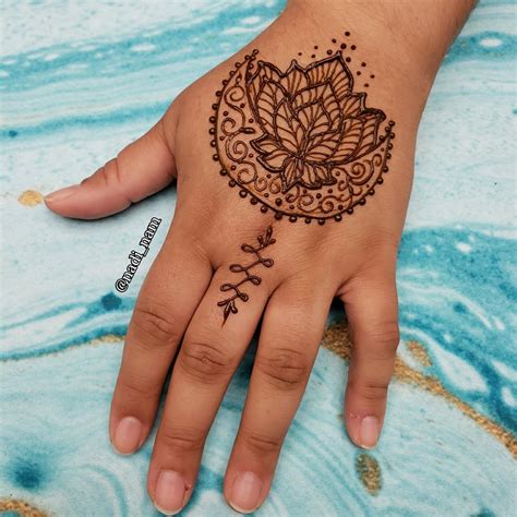 Simple And Unique Lotus Mehndi Designs For All Occasions Popxo