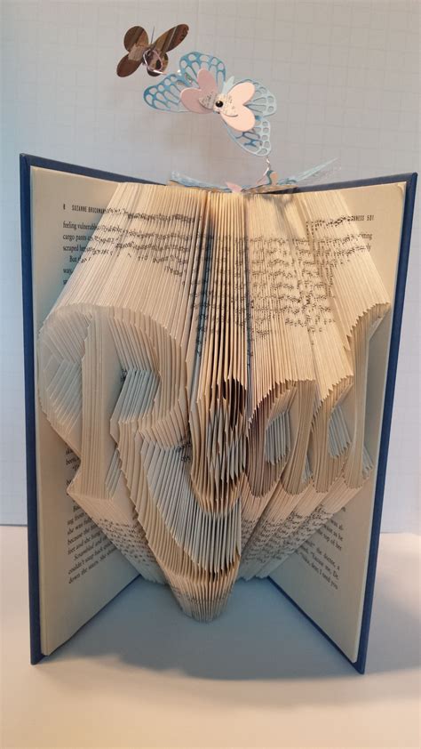 Read Using A Large Script Font Folded Book Art Used Books Script