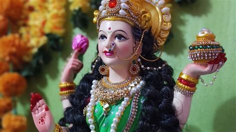 Lakshmi Idolmurti Making For Diwali Idol Decoration Festival Diwali 2021 Youtube