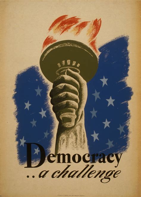 Vintage Democracy Poster Free Stock Photo Public Domain Pictures