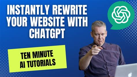 Use ChatGPT To Rewrite Your Website Using WebPilot Plugin YouTube