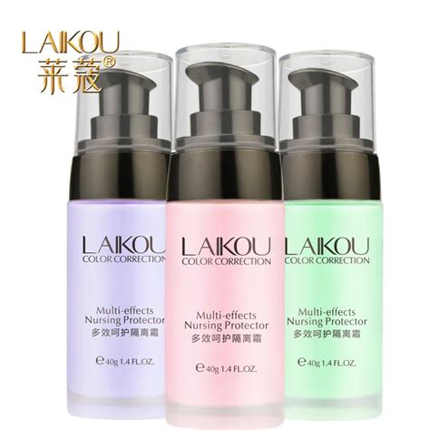Bb Cream Face Smooth Primer Make Up Base Pores Invisible Brighten Dull Skin Color Whitening