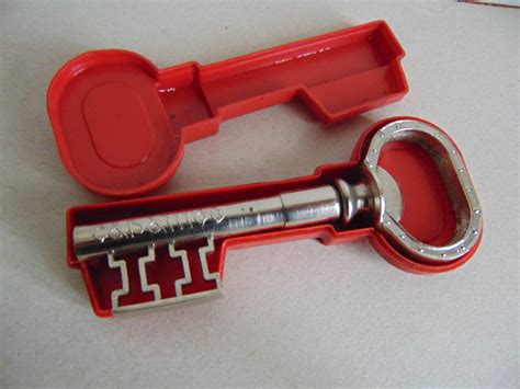 Vintage The Lock And Key Corkscrew And Bottle Opener Wine Bottle