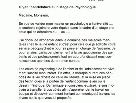 Related posts to lettre de motivation fac de psycho parcoursup. Exemple lettre de motivation fac de psycho - laboite-cv.fr