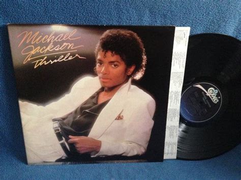 Vintage Michael Jackson Thriller Vinyl Lp Record Etsy Michael