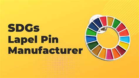 Un Sustainable Development Goals Brooch Sdg Lapel Pin Sdgs Badge Buy