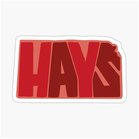 Hays Kansas Sticker For Sale By Heyannie Redbubble