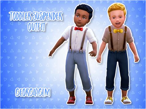 My Sims 4 Blog Toddler Clothing By Georgiaglm