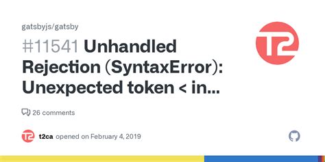 Unhandled Rejection Syntaxerror Unexpected Token