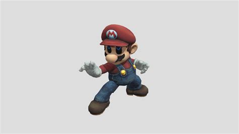 Wii Super Smash Bros Brawl Mario Trophy 3 Download Free 3d Model