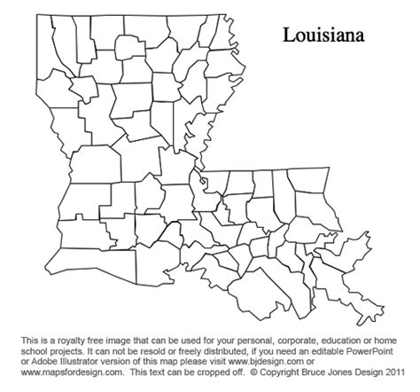 6 Best Images Of Printable Louisiana Map Printable Map Of Louisiana