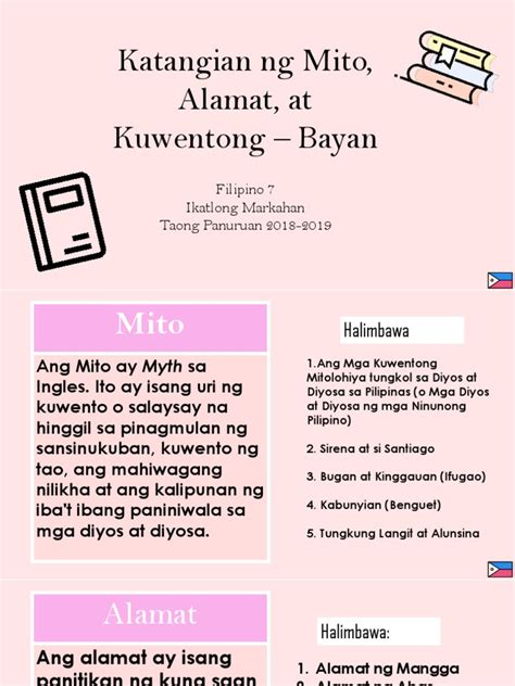Elemento Ng Mito Kwentong Bayan At Alamat