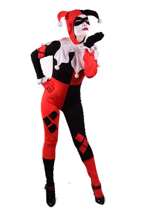 Harley Quinn Cosplay Costume Sexy Halloween Costumes For Women