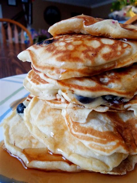 Foodie And Fabulous Fluffy Blueberry Pancakes