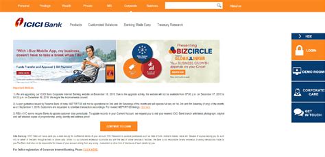 Login To Corporate Internet Banking Icici Bank Login Pages Info
