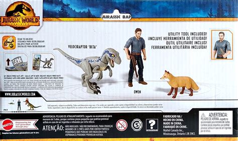 Mattel Jurassic World Dominion Human And Dinosaur Owen Velociraptor Beta Claire Dilophosaurus