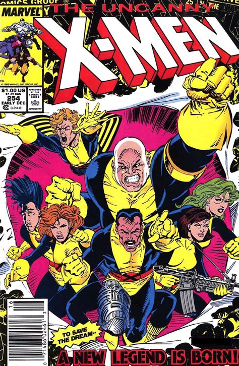 uncanny x men vol 1 254 marvel comics covers x men marvel comics